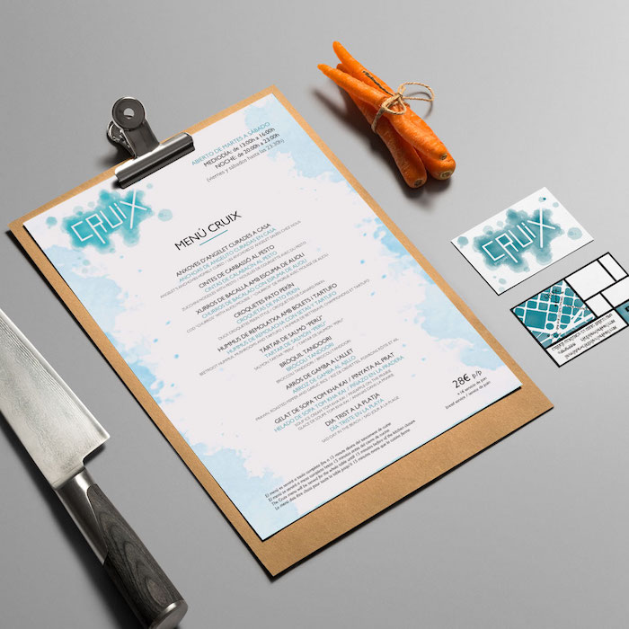 diseño carta restaurante la marketing